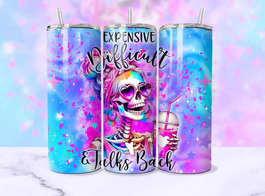 20oz Skinny "Skull Humour" Tumbler